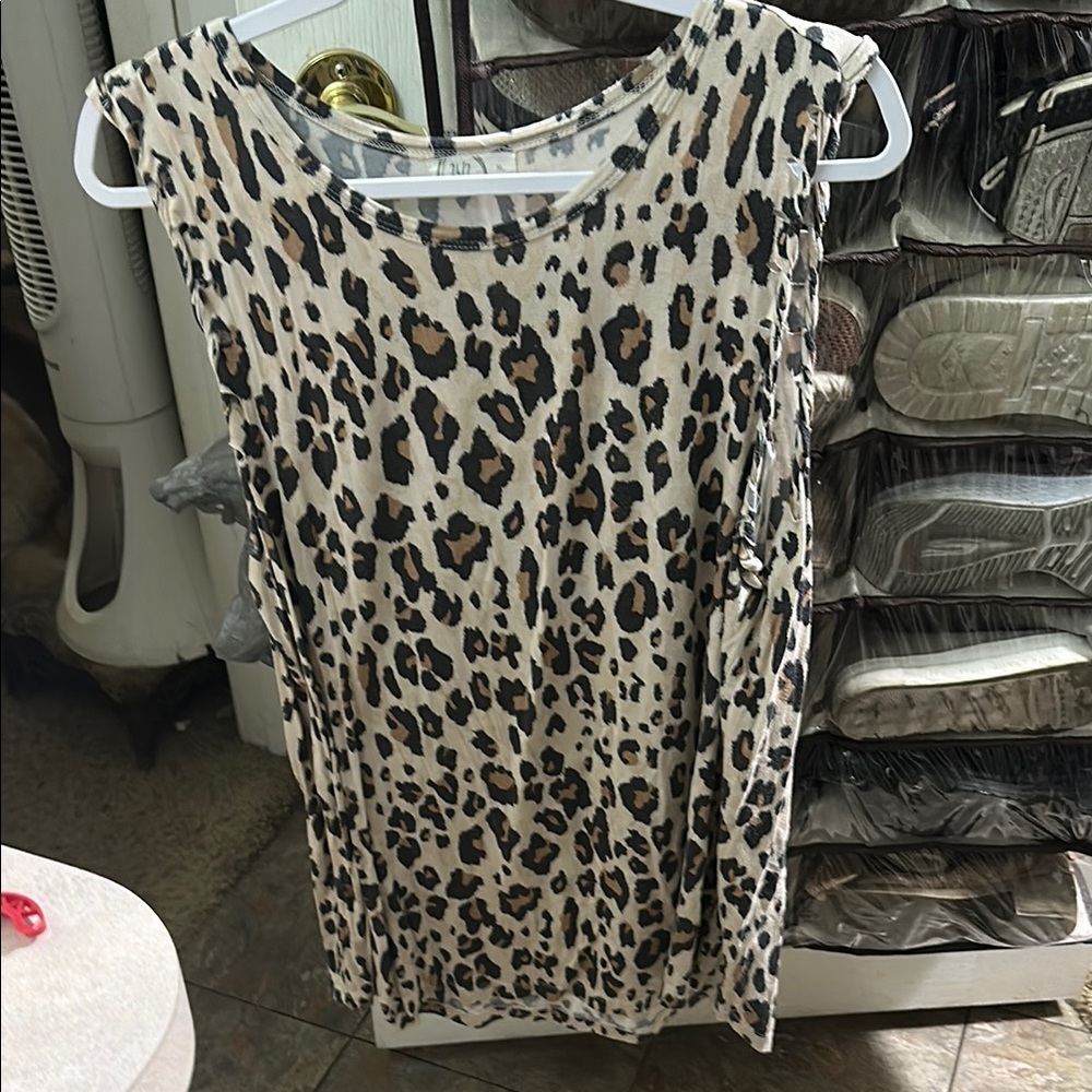 Maurices Leopard Print Tank Top